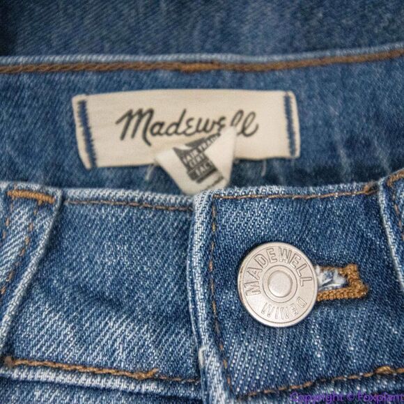 NEW Madewell The Petite Perfect Vintage Wide-Leg Jean in Leifland Wash, 23P‎ - Picture 12 of 15